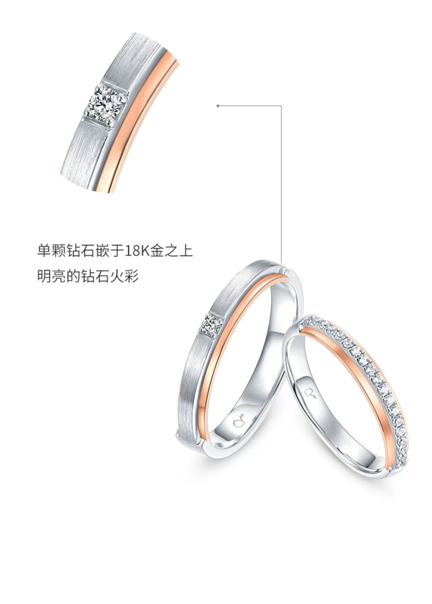 求婚白金钻戒定制(图4)